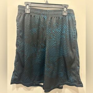 Champion Duo Dry Men’s Shorts Blue & Black 9” Inseam Gym Basketball Sport Medium